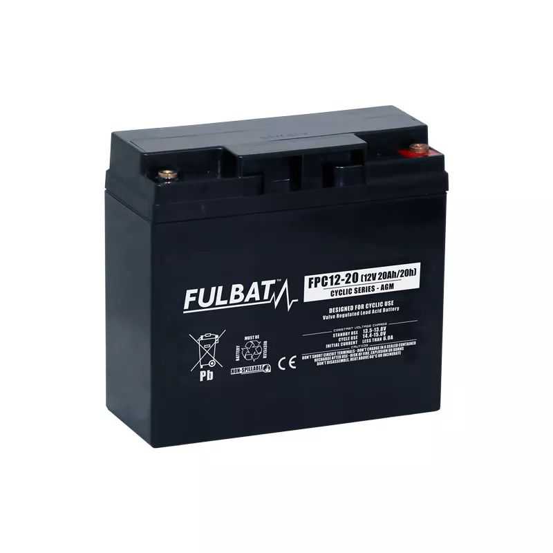 Batterie FULBAT Industrielle AGM - FPC12-20 (color box)