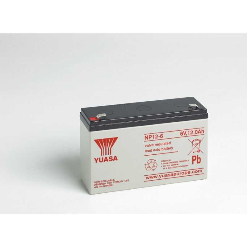 BATTERIE YUASA 6V 12Ah