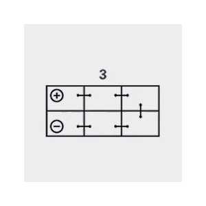 BATTERIE VARTA DECHARGE LENTE AGM 12V 260AH
