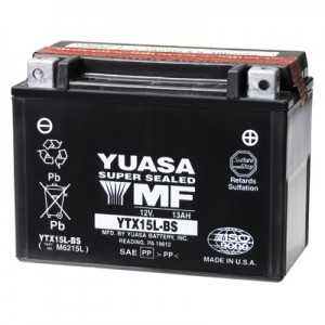 BATTERIE MOTO YUASA YTX15L-BS