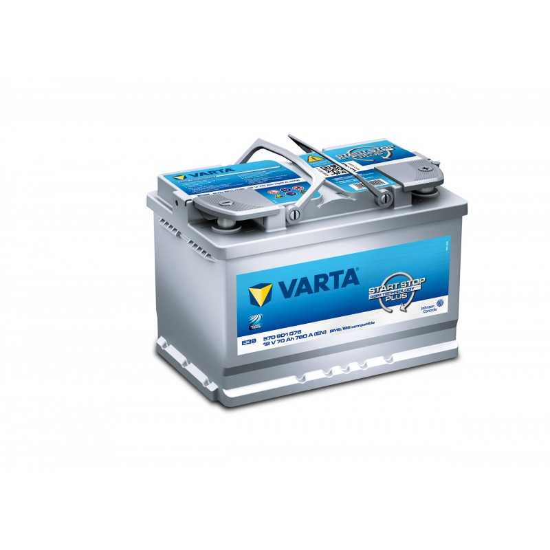 Varta A7 E39 Silver Dynamic AGM - Autobatterie 12V 70Ah 760A