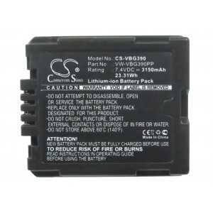 Batterie Panasonic VW-VBG390