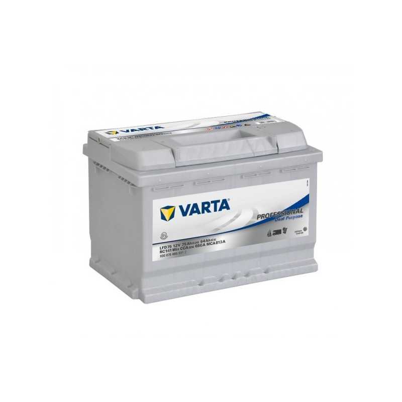 BATTERIE VARTA DECHARGE LENTE 12V 75AH / C20