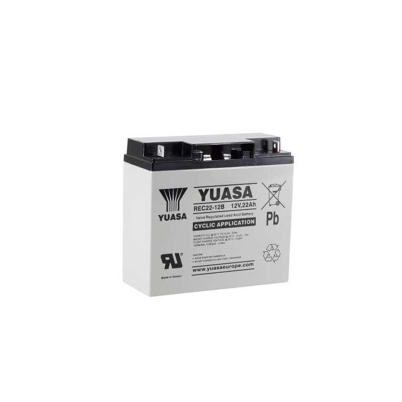 BATTERIE YUASA CYCLIQUE REC 12V 22AH