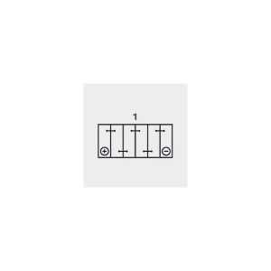 BATTERIE YUASA GARDEN U1-9 + GAUCHE 896