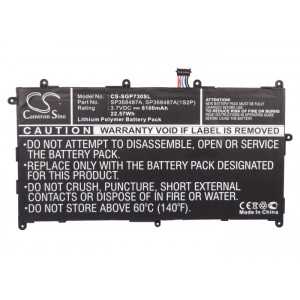 Batterie Samsung SP368487A