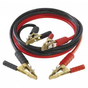 Pinces de Démarrage pour Batterie Câbles 183 cm Noir/Rouge - BTC