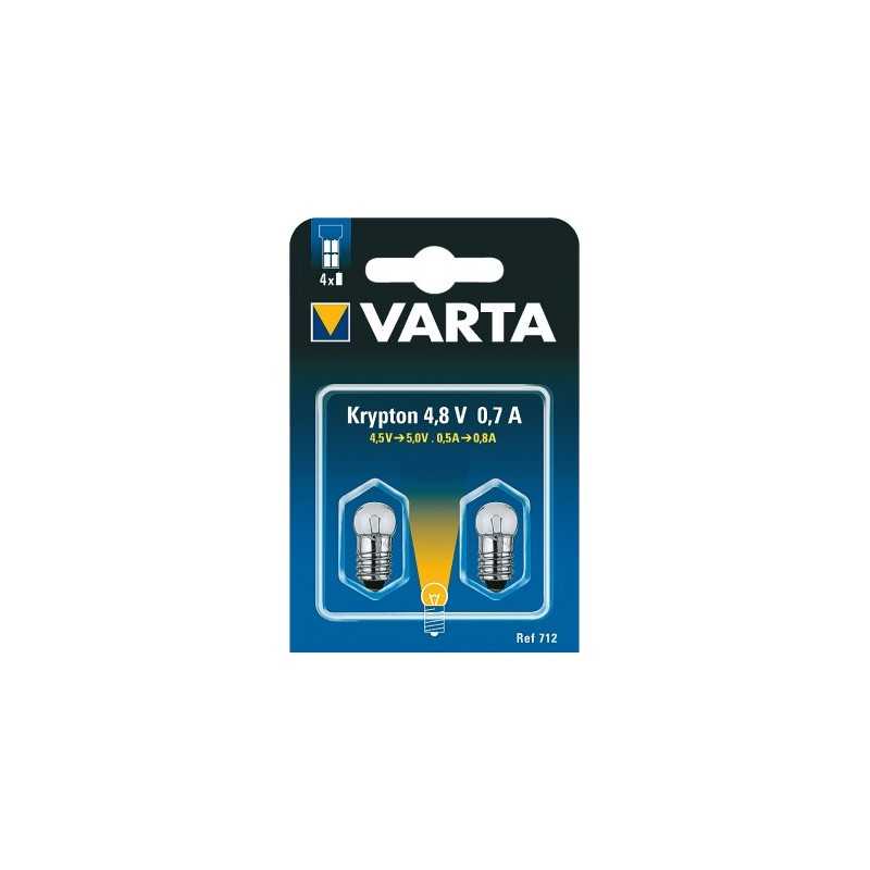 BLISTER 2 AMPOULES VARTA 712 KRYPTON