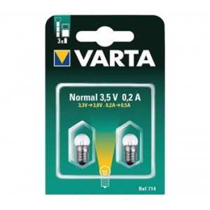BLISTER 2 AMPOULES VARTA 714 NORMAL