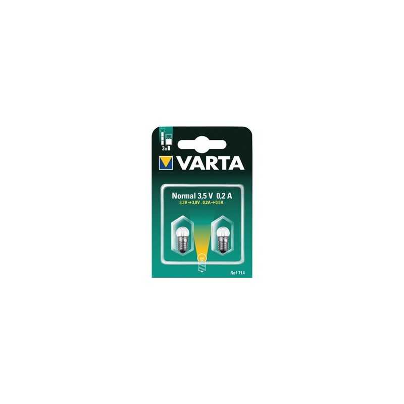 BLISTER 2 AMPOULES VARTA 714 NORMAL
