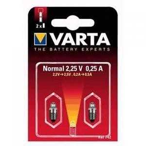 BLISTER 2 AMPOULES VARTA 742 NORMAL