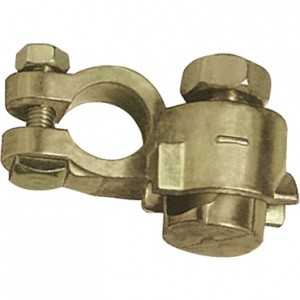 25 cosse batterie double serrage PL/TP (-) - Pour câble 16 mm-70mm²