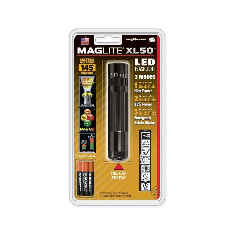 MAGLITE LED XL 50 NOIRE