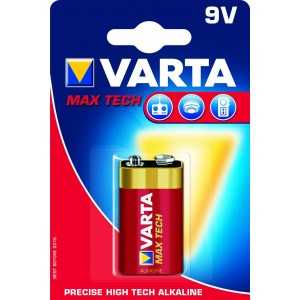 BLISTER VARTA MAX TECH 6LR61 9V x 1